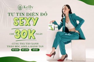 công dụng trà táo xanh giảm cân Kelly Detox