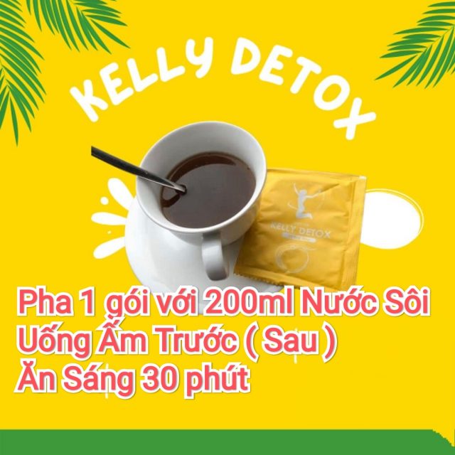 Cách dùng trà đào Kelly Detox