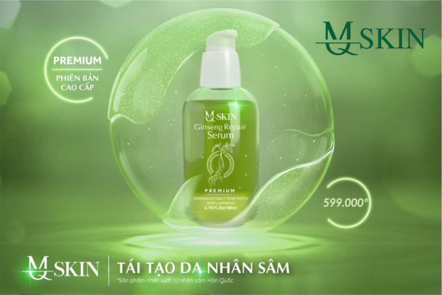 Serum thay da nhân sâm Vip- Sản phẩm nổi bật nhất của MQ Skin
