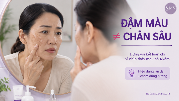Đậm màu ≠ chân sâu Đậm màu ≠ chân sâu