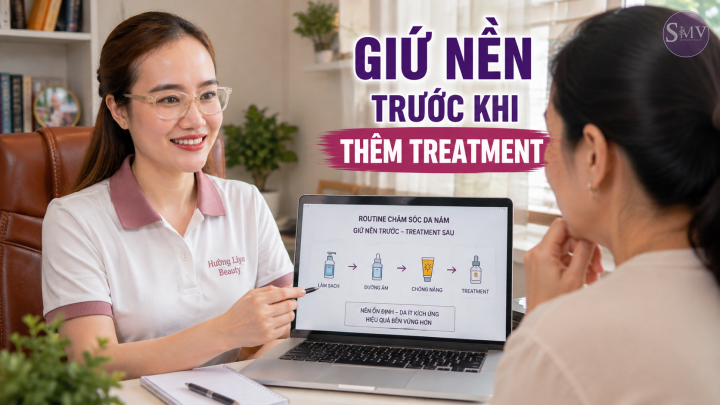 GIỮ NỀN TRƯỚC KHI THÊM TREATMENT GIỮ NỀN TRƯỚC KHI THÊM TREATMENT