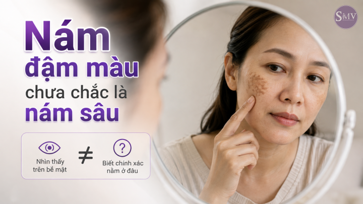 Nám đậm màu chưa chắc là nám sâu Nám đậm màu chưa chắc là nám sâu
