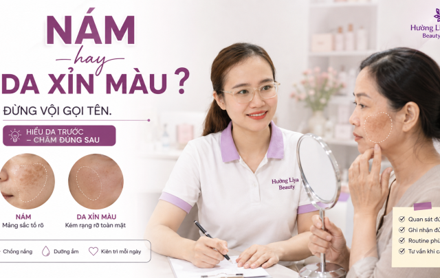 Nám và da xỉn màu khác nhau thế nào