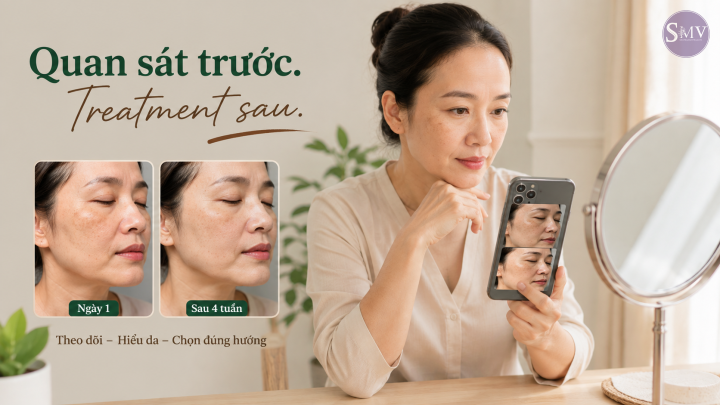 Quan sát trước. Treatment sau. Quan sát trước. Treatment sau.