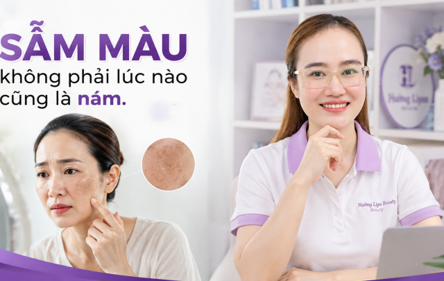 Sẫm màu không phải lúc nào cũng là nám.