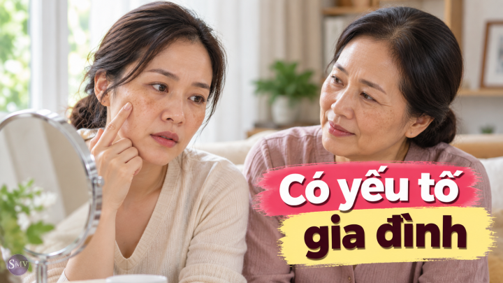 Nám có yếu tố gia đình không Nám có yếu tố gia đình không